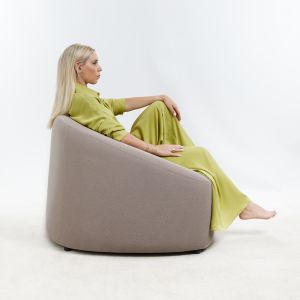 PUFFY ΠΟΛΥΘΡΟΝΑ CREAM 95x93x79cm