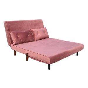 FALCON ΚΑΝΑΠΕΣ ΚΡΕΒΑΤΙ 2ΘΕΣΙΟΣ ΑΝΑΔΙΠΛΟΥΜΕΝΟΣ DUSTY PINK 121x90x80cm