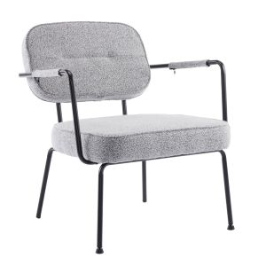 PRISLEY ΠΟΛΥΘΡΟΝΑ ΓΚΡΙ ΑΝΟΙΧΤΟ 73x66x78cm