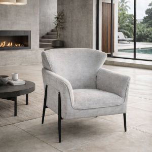 LENON ΠΟΛΥΘΡΟΝΑ ΓΚΡΙ 83x83x85cm