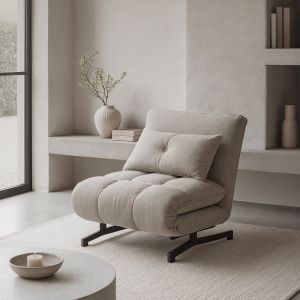 TESSERA ΠΟΛΥΘΡΟΝΑ ΑΝΑΔΙΠΛΟΥΜΕΝΗ TAUPE 86x86x83cm