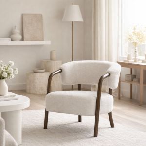 BERGAMO ΠΟΛΥΘΡΟΝΑ CREAM 74x64x75cm