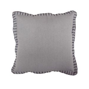 FILO ΔΙΑΚΟΣΜΗΤΙΚΟ ΜΑΞΙΛΑΡΙ 45x45cm ΥΦΑΣΜΑ ΓΚΡΙ