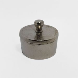 BOITE ΚΟΥΤΙ ΑΠΟΘΗΚΕΥΣΗΣ 11x11x10cm ΑΛΟΥΜΙΝΙΟ ΑΣΗΜΙ