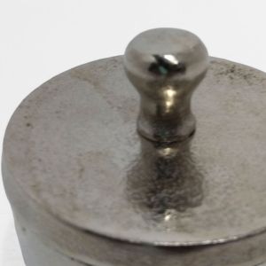 BOITE ΚΟΥΤΙ ΑΠΟΘΗΚΕΥΣΗΣ 11x11x10cm ΑΛΟΥΜΙΝΙΟ ΑΣΗΜΙ