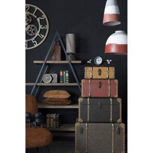 LETT ΦΩΤΙΣΤΙΚΟ ΟΡΟΦΗΣ 20x20x28cm ΤΣΙΜΕΝΤΟ TERRACOTTA ΛΕΥΚΟ ΓΚΡΙ