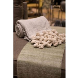 KITTEN ΡΙΧΤΑΡΙ ΔΙΑΚΟΣΜΗΤΙΚΟ 130x170cm ΒΑΜΒΑΚΙ ΓΚΡΙ ΜΠΕΖ POLYESTER