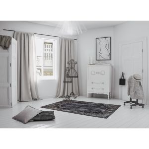 FIGURA ΠΙΝΑΚΑΣ ΔΙΑΚΟΣΜΗΣΗΣ 60x90x5cm ΚΑΜΒΑΣ ΛΕΥΚΟ ΜΑΥΡΟ ΞΥΛΟ