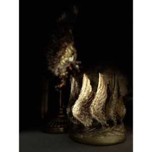 VOLE ΒΑΣΗ ΡΕΣΩ 15x15x18cm POLYRESIN ΧΡΥΣΟ