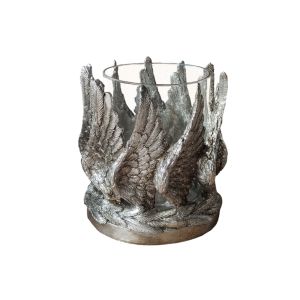 VOLE ΒΑΣΗ ΡΕΣΩ 15x15x18cm POLYRESIN ΑΣΗΜΙ ΑΝΤΙΚΕ
