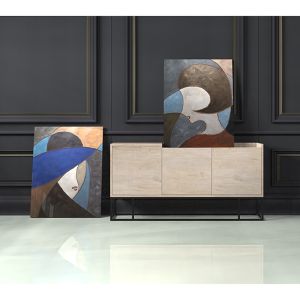 EL ΠΙΝΑΚΑΣ ΔΙΑΚΟΣΜΗΣΗΣ 76x100x4cm ΚΑΜΒΑΣ ΠΟΛΥΧΡΩΜΟ ΞΥΛΟ