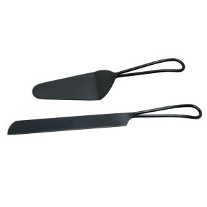 MATT SET ΣΕΡΒΙΡΙΣΜΑΤΟΣ ΓΛΥΚΟΥ 30x6x2cm ΑΤΣΑΛΙ ΜΑΥΡΟ