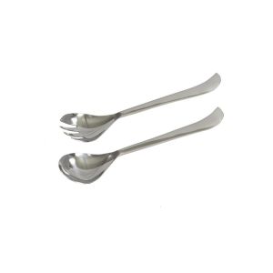 CURVE SET ΣΕΡΒΙΡΙΣΜΑΤΟΣ ΣΑΛΑΤΑΣ 28x6x2cm ΑΤΣΑΛΙ ΑΣΗΜΙ