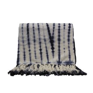 AGADIR ΡΙΧΤΑΡΙ ΔΙΑΚΟΣΜΗΤΙΚΟ 150x230cm ΒΑΜΒΑΚΙ ΜΠΛΕ ΛΕΥΚΟ