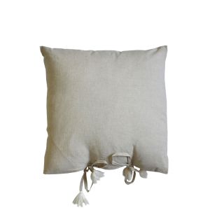 AMMOS 1 ΔΙΑΚΟΣΜΗΤΙΚΟ ΜΑΞΙΛΑΡΙ 45x45cm ΒΑΜΒΑΚΙ ΜΠΕΖ