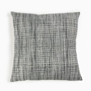 FLOW ΔΙΑΚΟΣΜΗΤΙΚΟ ΜΑΞΙΛΑΡΙ 60x60cm ΒΑΜΒΑΚΙ ΓΚΡΙ ΣΚΟΥΡΟ