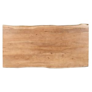 MINGLE ΤΡΑΠΕΖΙ ΚΑΡΥΔΙ ΜΑΥΡΟ 160x80x76cm