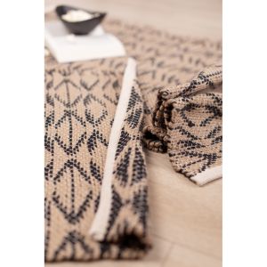 AFRICA ΧΑΛΑΚΙ 60x90cm ΓΙΟΥΤΑ ΜΑΥΡΟ ΜΠΕΖ ΒΑΜΒΑΚΙ