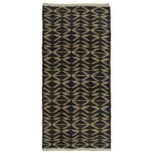 AFRICA ΧΑΛΙ ΔΙΑΔΡΟΜΟΥ 70x150cm ΓΙΟΥΤΑ ΜΑΥΡΟ ΜΠΕΖ ΒΑΜΒΑΚΙ