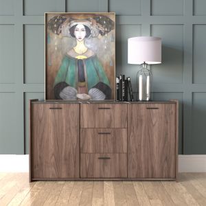 EAST LADY ΠΙΝΑΚΑΣ ΔΙΑΚΟΣΜΗΣΗΣ 80x100x5cm ΚΑΜΒΑΣ ΠΟΛΥΧΡΩΜΟ ΞΥΛΟ ΧΡΥΣΟ