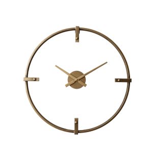 VETRO ΡΟΛΟΪ ΤΟΙΧΟΥ 60x60x5cm ΜΕΤΑΛΛΟ ΔΙΑΦΑΝΟ ΧΡΥΣΟ