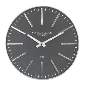 FLEK ΡΟΛΟΪ ΤΟΙΧΟΥ 40x40x5cm MDF ΜΑΥΡΟ ΛΕΥΚΟ