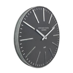 FLEK ΡΟΛΟΪ ΤΟΙΧΟΥ 40x40x5cm MDF ΜΑΥΡΟ ΛΕΥΚΟ