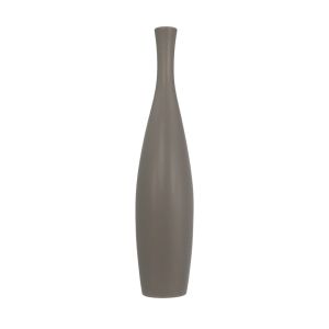 LEI ΒΑΖΟ 14x14x60cm ΚΕΡΑΜΙΚΟ ΓΚΡΙ ΜΑΤ