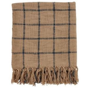 SAND ΡΙΧΤΑΡΙ ΔΙΑΚΟΣΜΗΤΙΚΟ 130x170cm ΒΑΜΒΑΚΙ CARAMEL ΜΑΥΡΟ POLYESTER