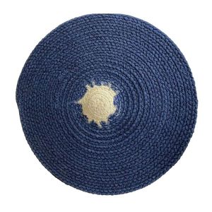 REEF ΣΟΥΠΛΑ ΣΤΡΟΓΓΥΛΟ 38x38x0.25cm ΒΑΜΒΑΚΙ ΜΠΛΕ ΜΠΕΖ POLYESTER