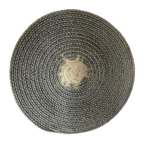 REEF ΣΟΥΠΛΑ ΣΤΡΟΓΓΥΛΟ 38x38x0.25cm ΒΑΜΒΑΚΙ ΧΑΚΙ ΜΠΕΖ POLYESTER