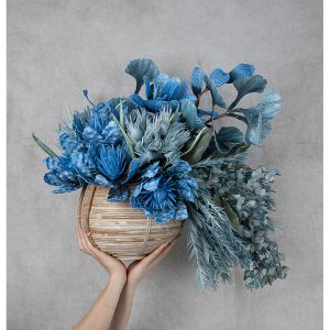 SIFIR ΚΑΛΑΘΙ 45x45x28cm RATTAN ΦΥΣΙΚΟ