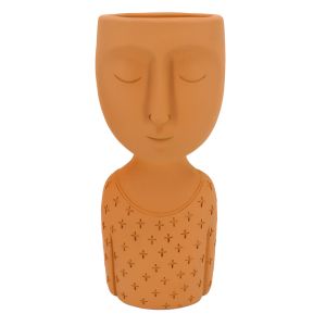 SKEPTICAL 1 ΚΑΣΠΩ 11x9x26cm POLYRESIN TERRACOTTA