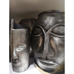 HARGA ΒΑΖΟ 23x23x27cm ΑΛΟΥΜΙΝΙΟ ΑΣΗΜΙ ΑΝΤΙΚΕ