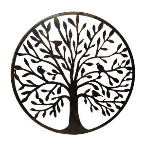 ELIA ΔΙΑΚΟΣΜΗΤΙΚΟ ΤΟΙΧΟΥ 50x50x2cm ΜΕΤΑΛΛΟ ΜΑΥΡΟ