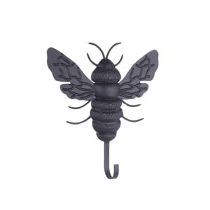 BEE ΔΙΑΚΟΣΜΗΤΙΚΟ ΚΡΕΜΑΣΤΡΑ 22x4x25cm ΜΕΤΑΛΛΟ ΜΑΥΡΟ