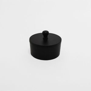 BOITE ΔΟΧΕΙΟ ΑΠΟΘΗΚΕΥΣΗΣ ΜΕ ΚΑΠΑΚΙ 14x14x10cm ΑΛΟΥΜΙΝΙΟ ΜΑΥΡΟ