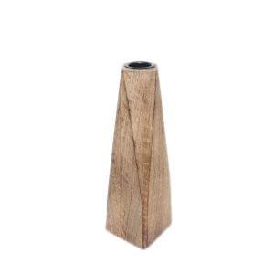 TRIGONAL ΚΗΡΟΠΗΓΙΟ 7x7x21cm ΞΥΛΟ ΦΥΣΙΚΟ