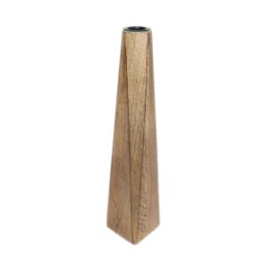 TRIGONAL ΚΗΡΟΠΗΓΙΟ 7x7x31cm ΞΥΛΟ ΦΥΣΙΚΟ