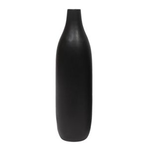 SOLET ΒΑΖΟ 10x10x40cm ΞΥΛΟ ΜΑΥΡΟ