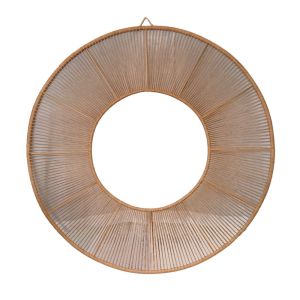 STACHI ΔΙΑΚΟΣΜΗΤΙΚΟ ΤΟΙΧΟΥ 160x2.5cm PE RATTAN ΦΥΣΙΚΟ ΜΕΤΑΛΛΟ