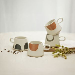 SCANDI ΚΟΥΠΑ 8x8x8cm NEW BONE CHINA ΛΕΥΚΟ ELEPHANT