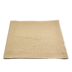 MALIN ΠΕΤΣΕΤΑ ΦΑΓΗΤΟΥ 50x50cm ΒΑΜΒΑΚΙ ΜΠΕΖ ΛΕΥΚΟ ΛΙΝΟ