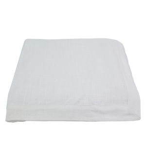 MANTEL BLANC B ΤΡΑΠΕΖΟΜΑΝΤΗΛΟ 240x140cm ΒΑΜΒΑΚΙ ΛΕΥΚΟ