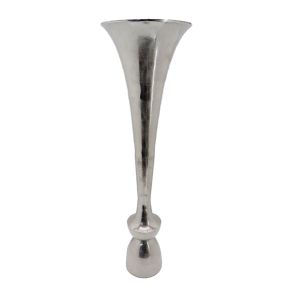 LUXOR ΒΑΖΟ 30x30x99cm ΑΛΟΥΜΙΝΙΟ SILVER NICKEL