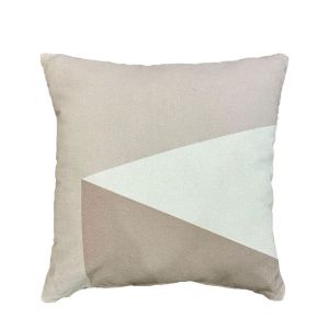 MAYRA C ΔΙΑΚΟΣΜΗΤΙΚΟ ΜΑΞΙΛΑΡΙ 45x45cm ΒΑΜΒΑΚΙ ΜΠΕΖ POLYESTER