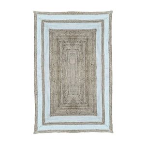 YARA ΧΑΛΙ ΣΑΛΟΝΙΟΥ 200x300cm ΓΙΟΥΤΑ ΦΥΣΙΚΟ ΛΕΥΚΟ ΒΑΜΒΑΚΙ