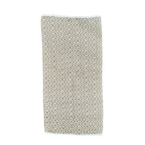 TESS ΧΑΛΙ ΔΙΑΔΡΟΜΟΥ 70x140cm ΓΙΟΥΤΑ ΜΠΕΖ ΛΕΥΚΟ ΒΑΜΒΑΚΙ