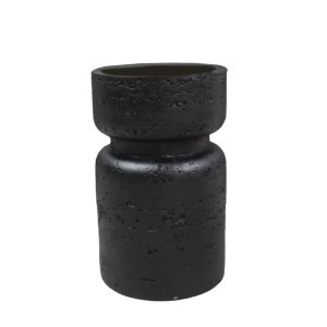 INGER ΚΗΡΟΠΗΓΙΟ 9x9x15cm POLYRESIN ΜΑΥΡΟ