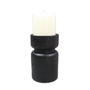 INGER ΚΗΡΟΠΗΓΙΟ 9x9x15cm POLYRESIN ΜΑΥΡΟ